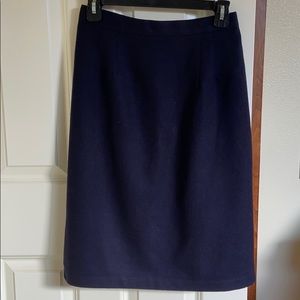 Beautiful navy pencil skirt